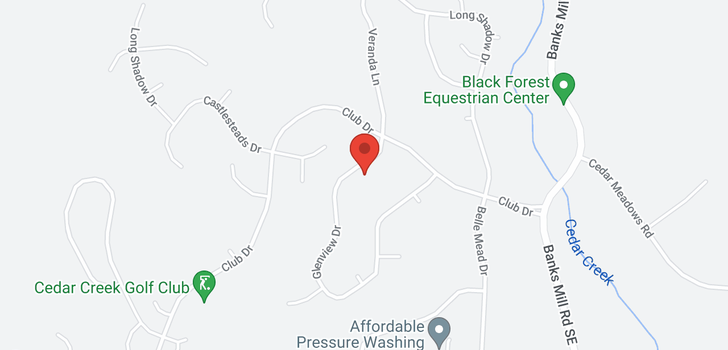 map of 3400 Glenview Drive, Aiken, SC 29803